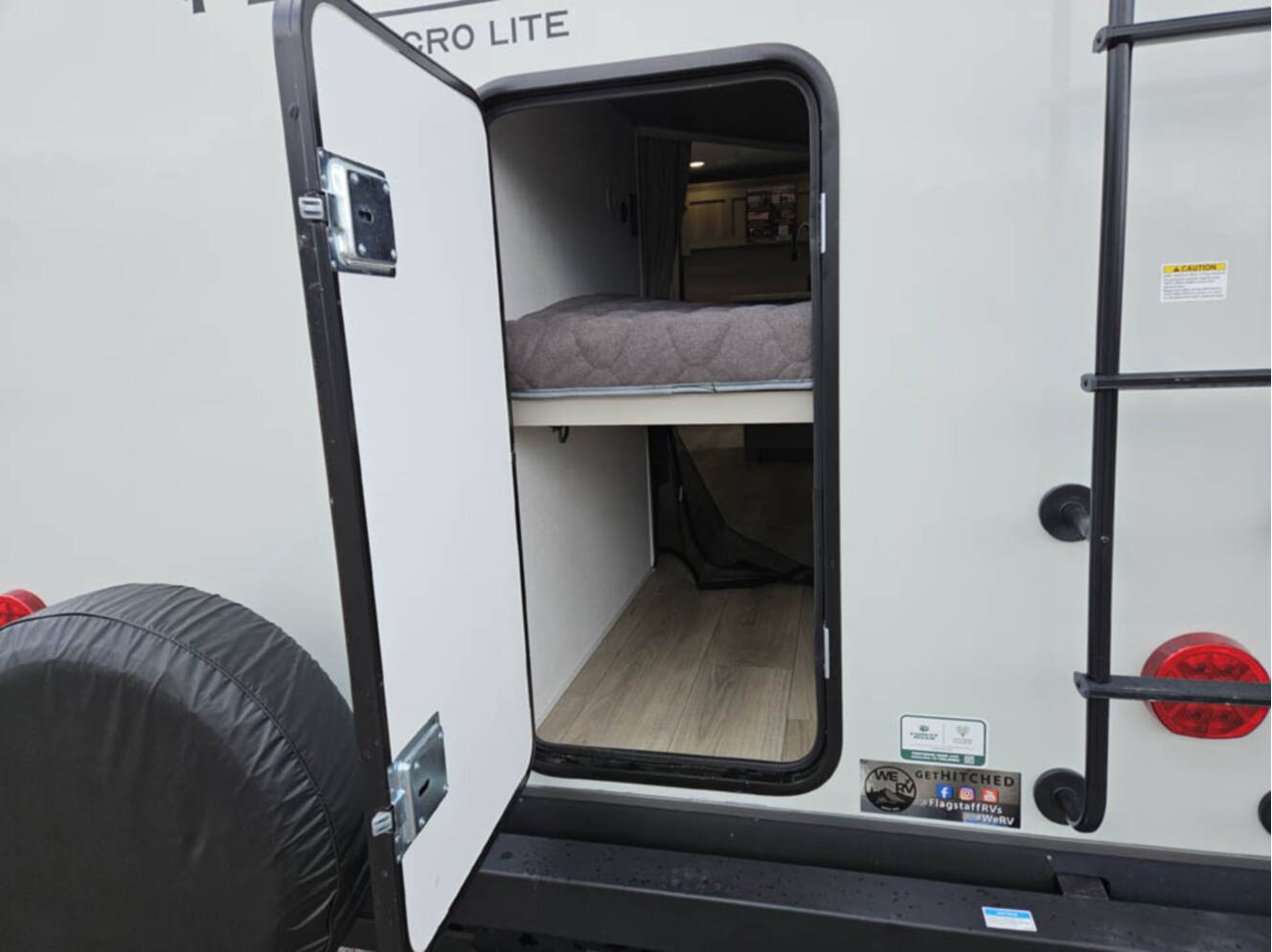 A photo of this 2026 Forest River Flagstaff Micro Lite 25BRDS