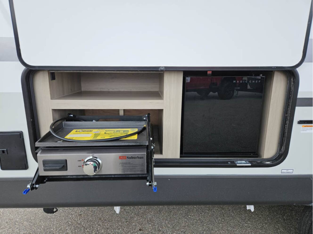 A photo of this 2026 Forest River Flagstaff Micro Lite 25BRDS