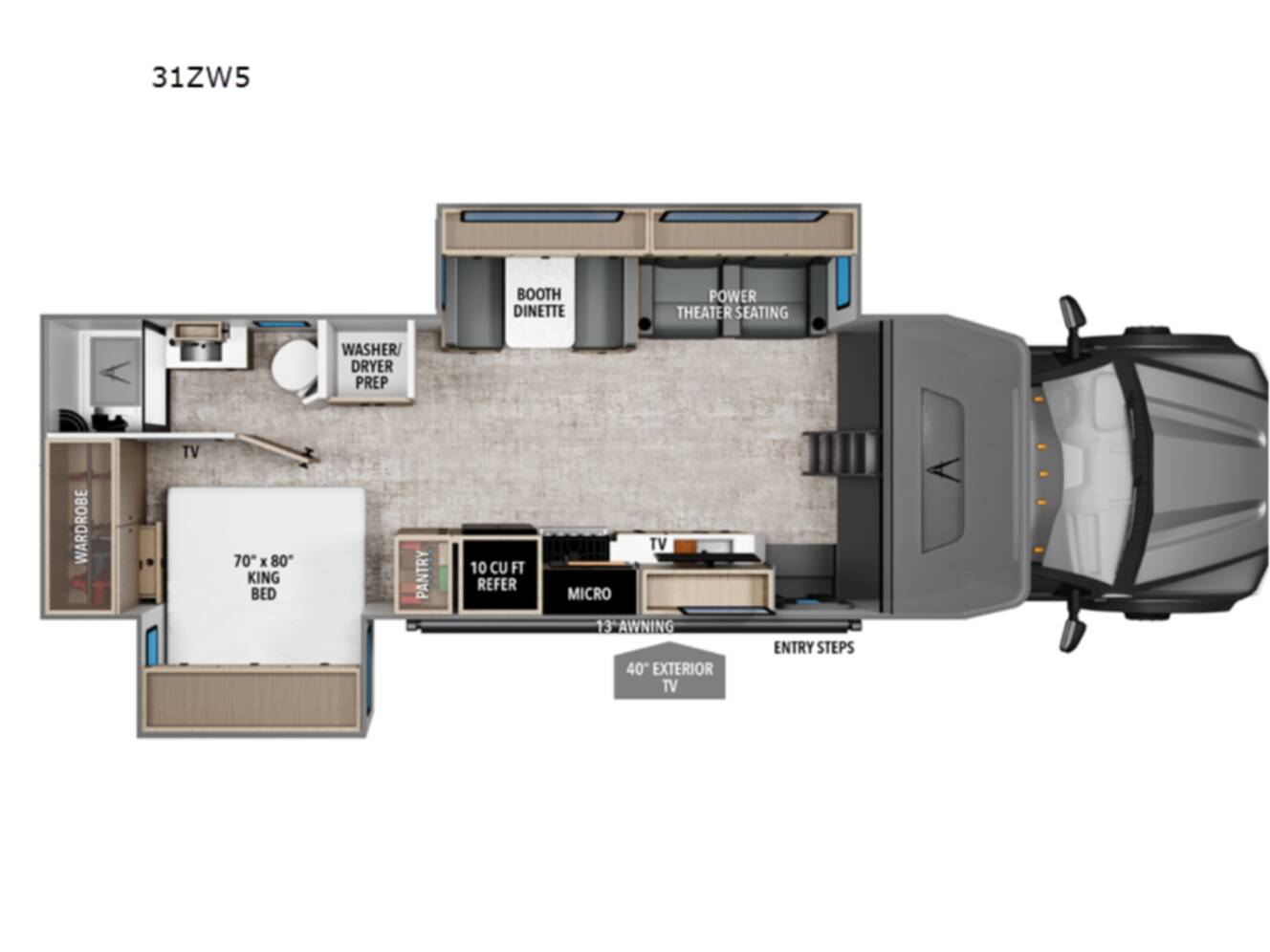 A photo of this 2026 Grand Design Lineage Series F 31ZW5