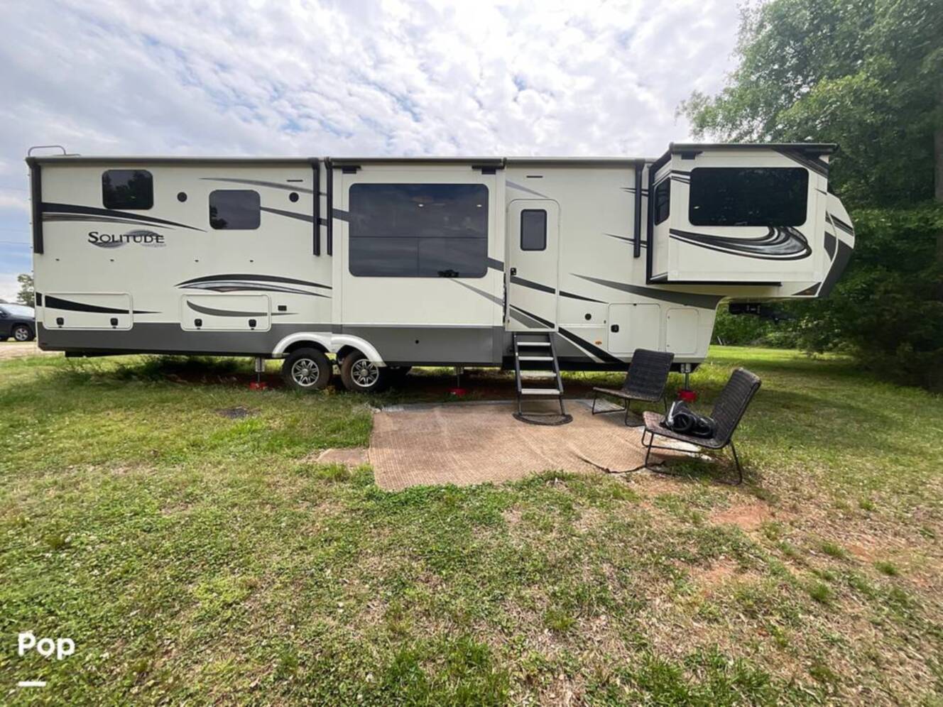 A photo of this 2021 Grand Design Solitude 380FL-R