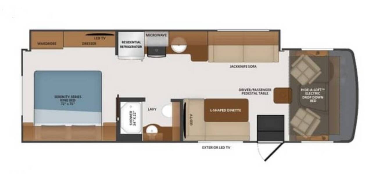A photo of this 2021 Fleetwood Flair 29M