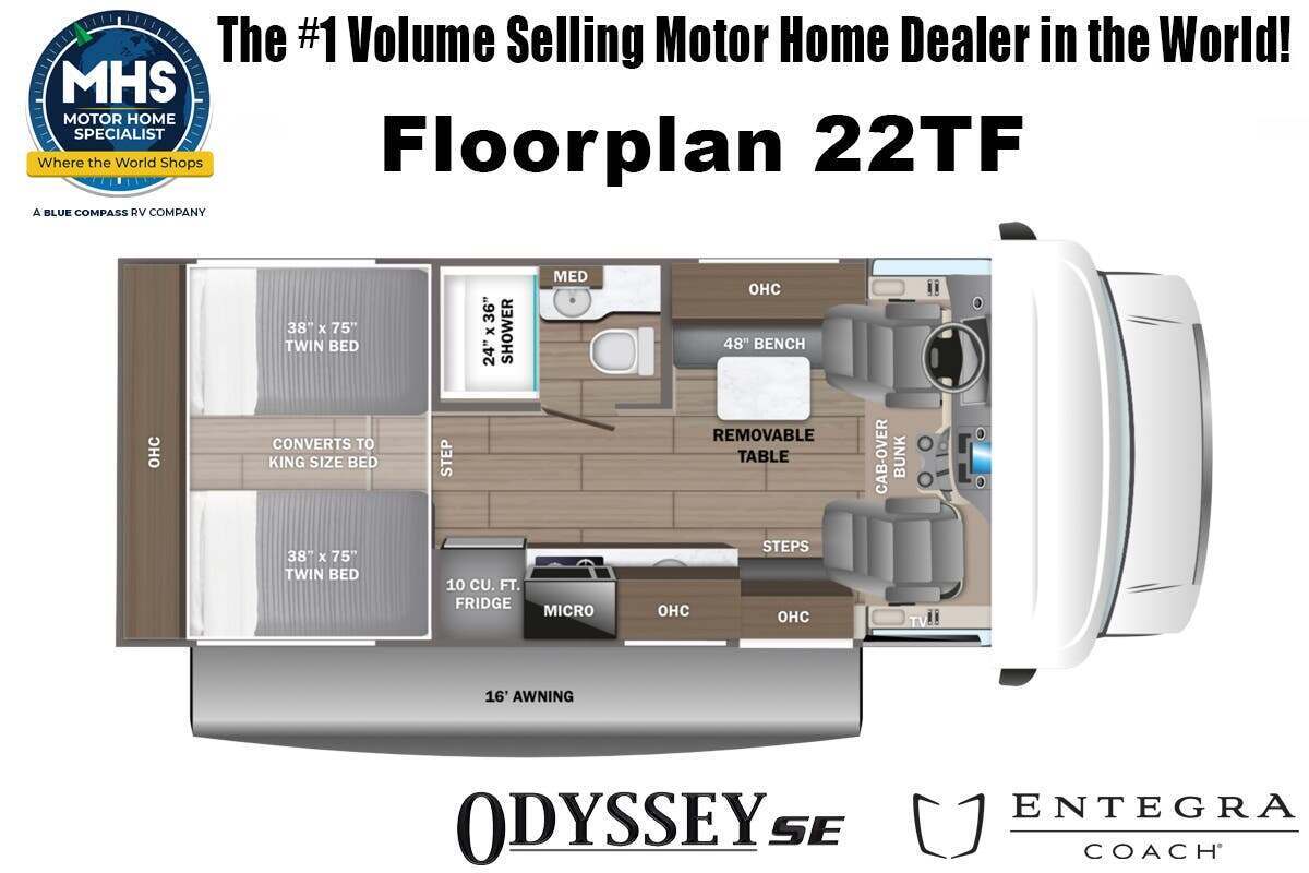 A photo of this 2027 Entegra Coach Odyssey SE 22TF