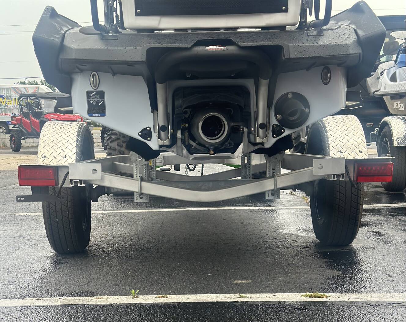 A photo of this 2024 Magic Tilt Personal Watercraft Series Trailers - PWCV 1500A