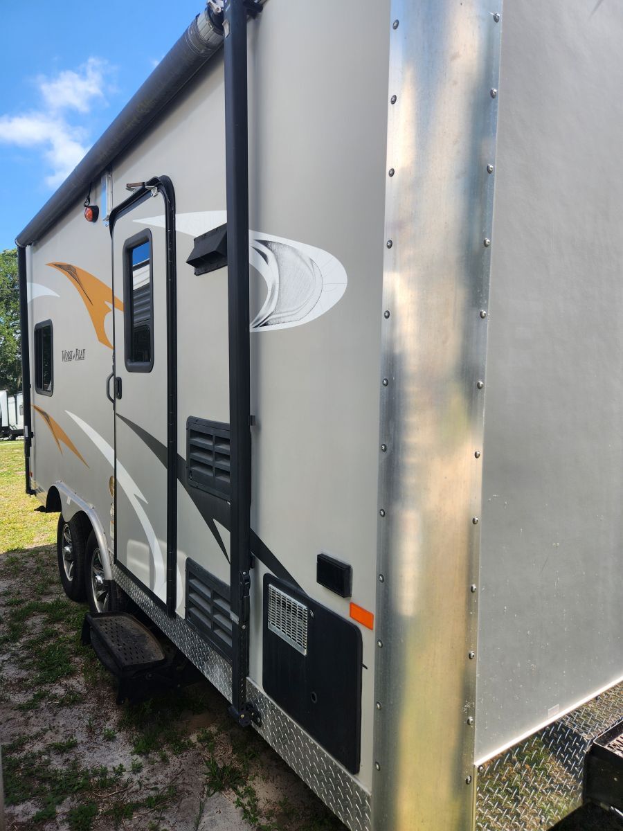 2015 Forest River WORK AND PLAY Travel Trailer Toy Hauler RV