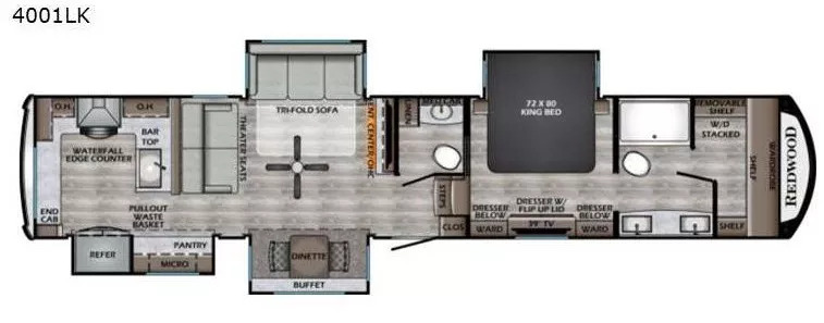 A photo of this 2021 Redwood REDWOOD 4001LK