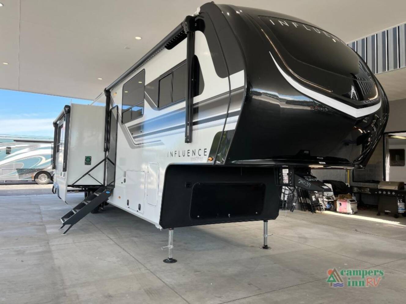 A photo of this 2026 Grand Design Influence 3804DS