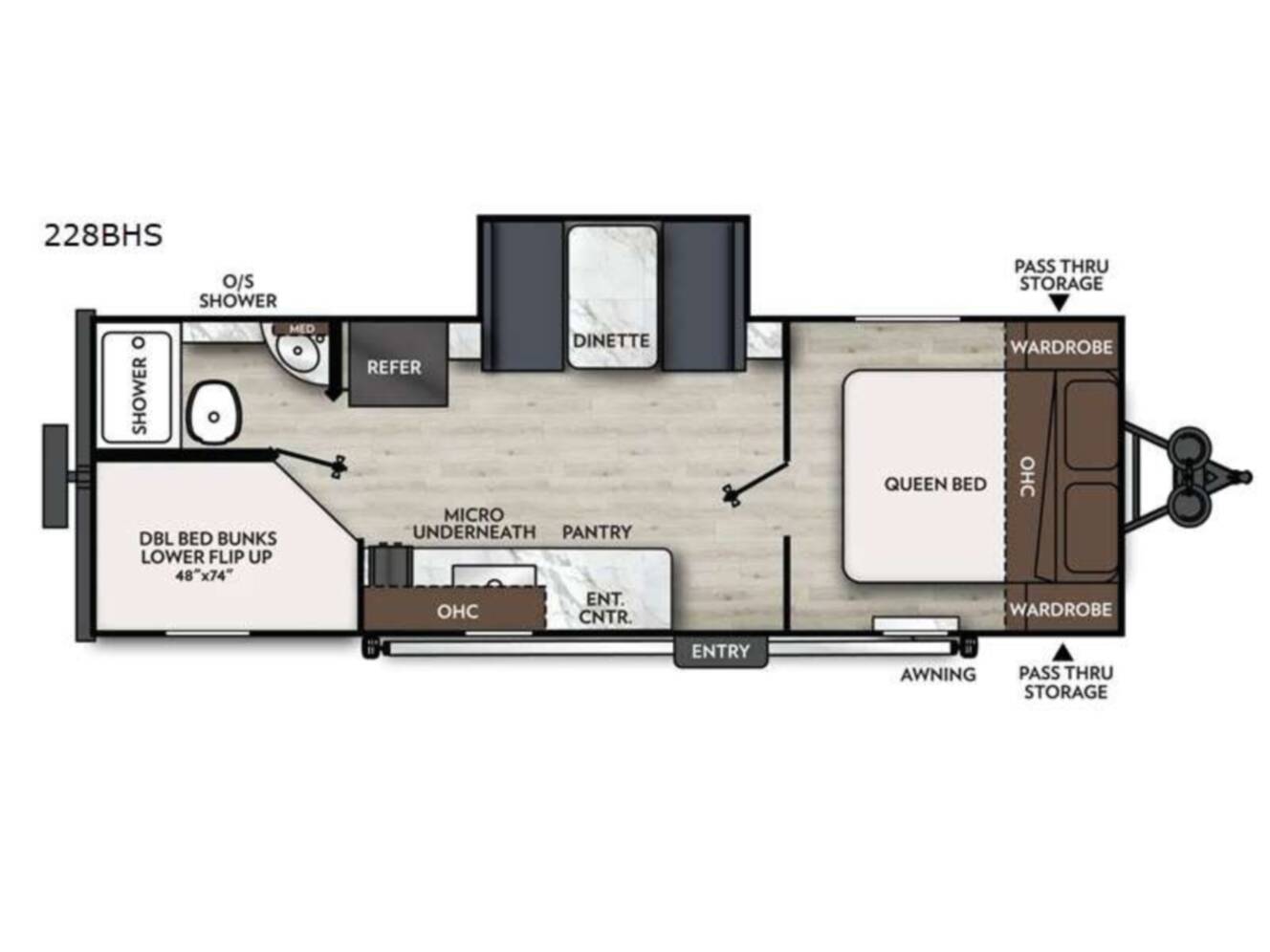 A photo of this 2026 Coachmen Rv Apex Nano 228BHS