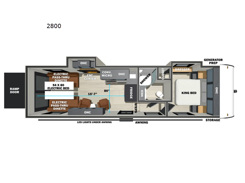 2026 Forest River Rv Shockwave 2800 in santa fe springs CA