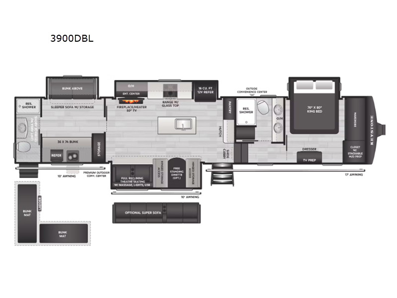 2026 Keystone Rv Sprinter 3900DBL in west alexandria OH