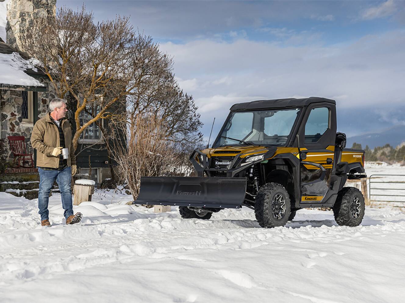 A photo of this 2025 Kawasaki RIDGE® Limited HVAC