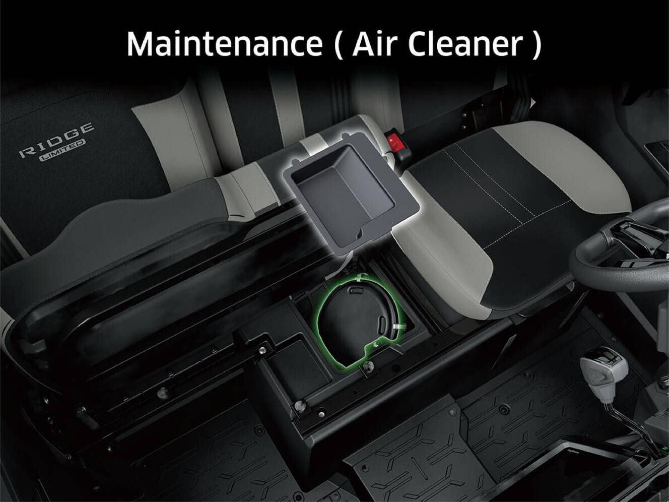 A photo of this 2025 Kawasaki RIDGE® Limited HVAC