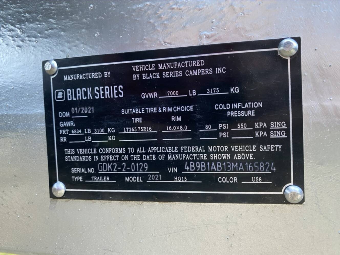 A photo of this 2021 Black Series Hq15