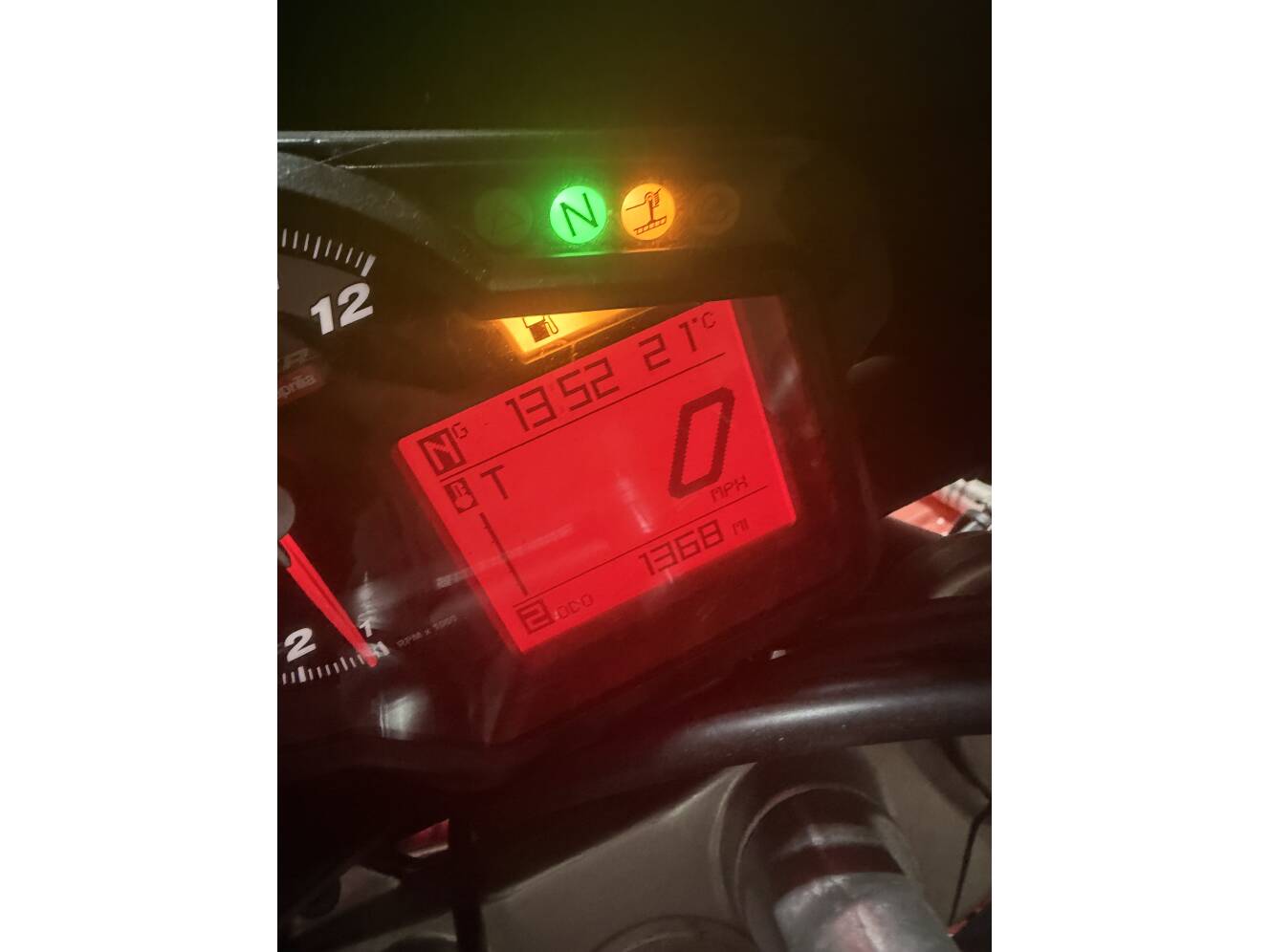 A photo of this 2014 Aprilia SHIVER 750