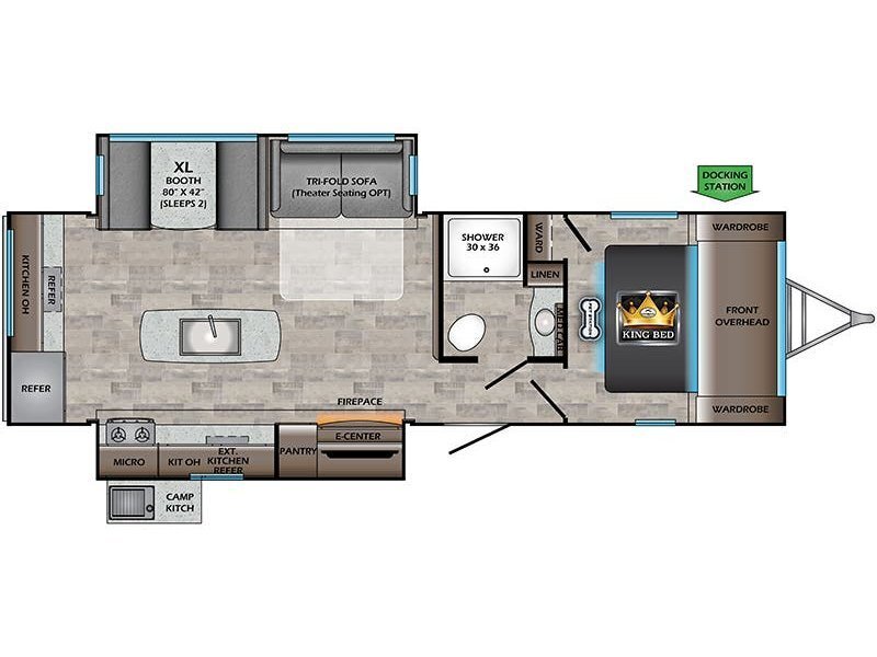 A photo of this 2022 Crossroads Rv SUNSET TRAIL SUPER LITE 285CK