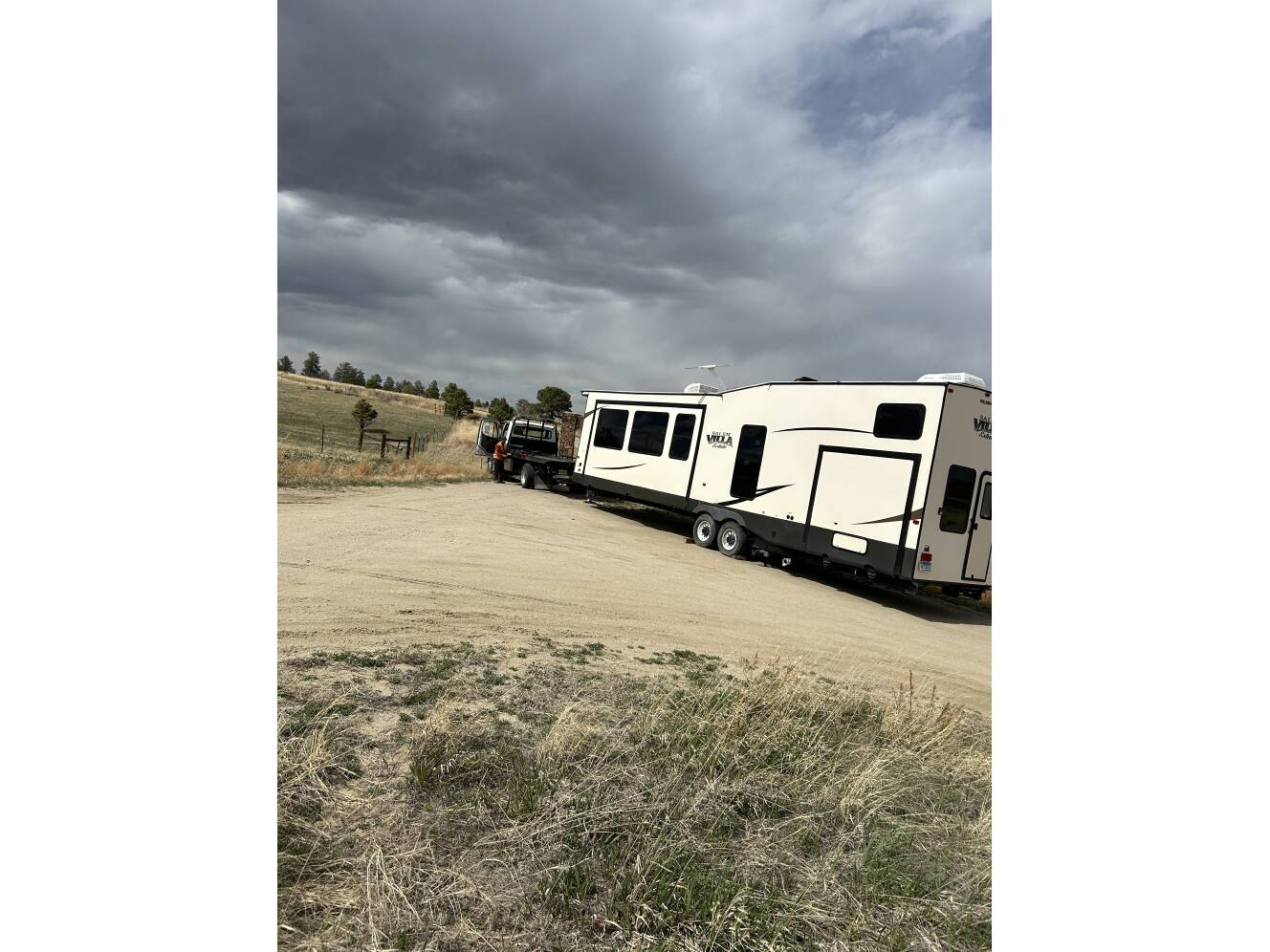 A photo of this 2017 Forest River SALEM VILLA ESTATE 42DL