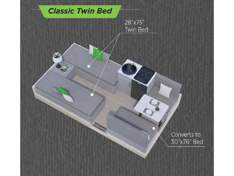 2026 Aliner Aliner CLASSIC - TWIN BED