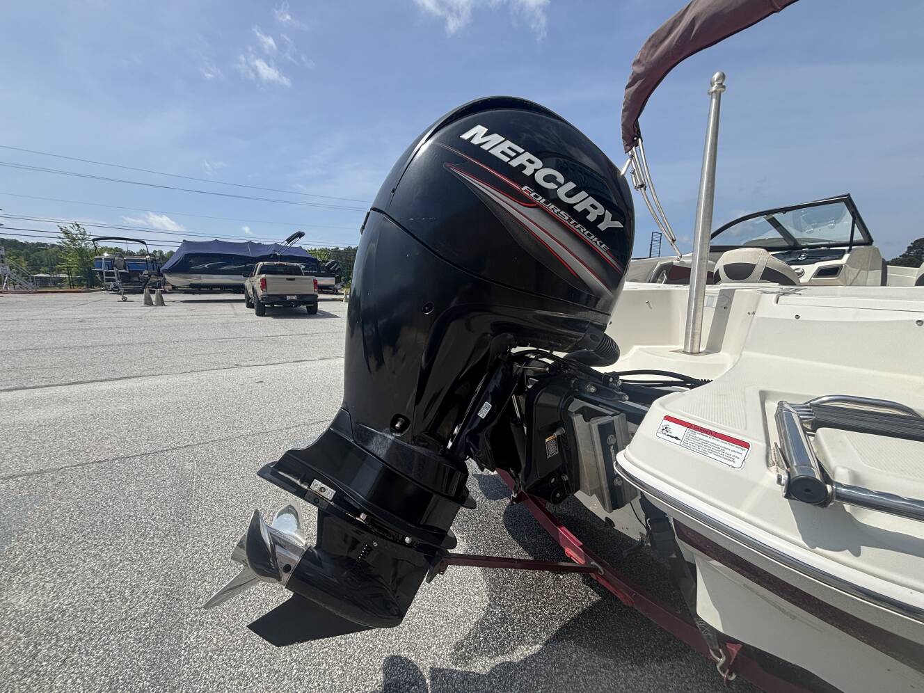 A photo of this 2016 Tahoe 550TS w/2016 Mercury 150XL - 150HP - 4 - Stroke Engine 