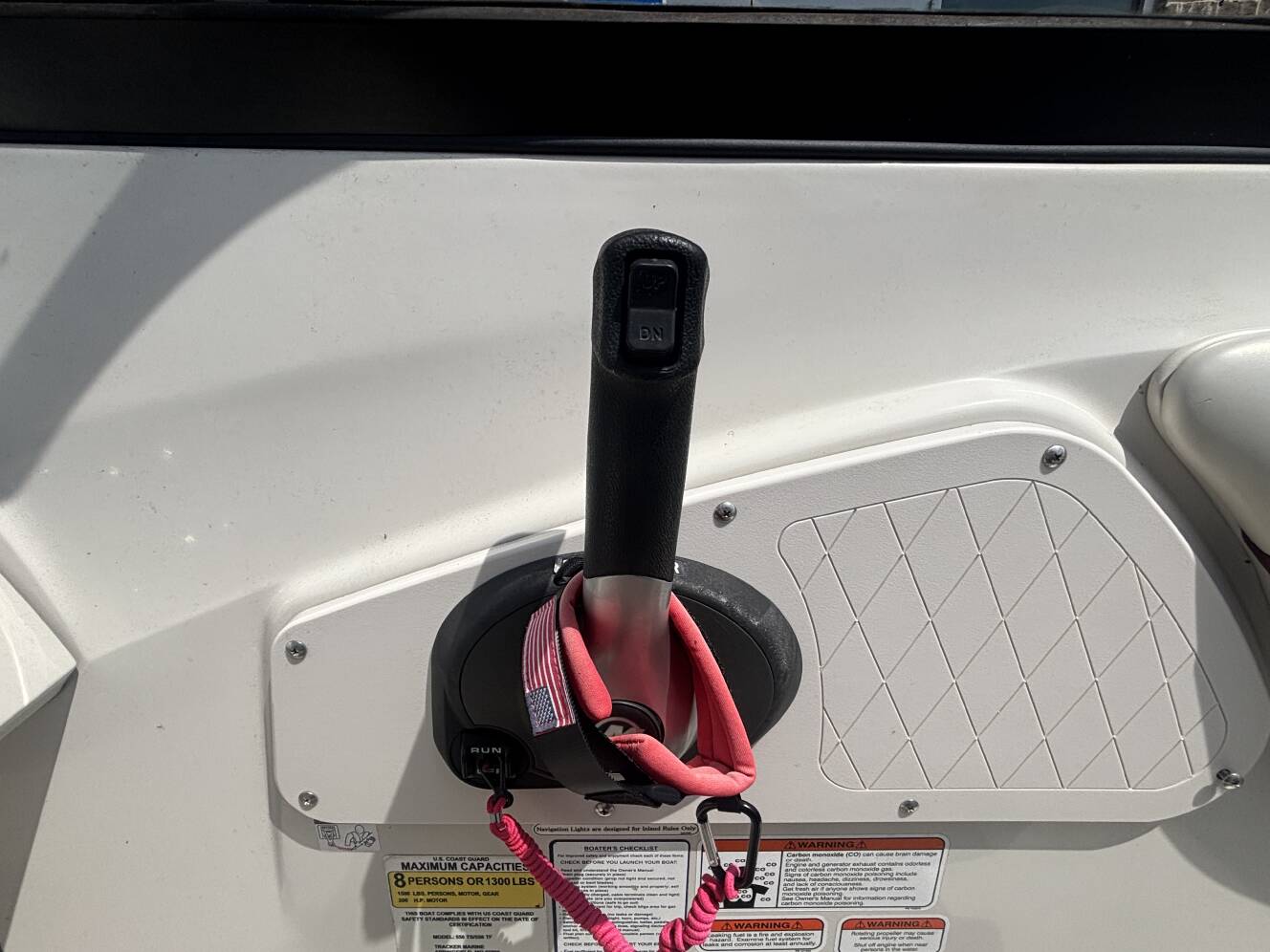 A photo of this 2016 Tahoe 550TS w/2016 Mercury 150XL - 150HP - 4 - Stroke Engine 