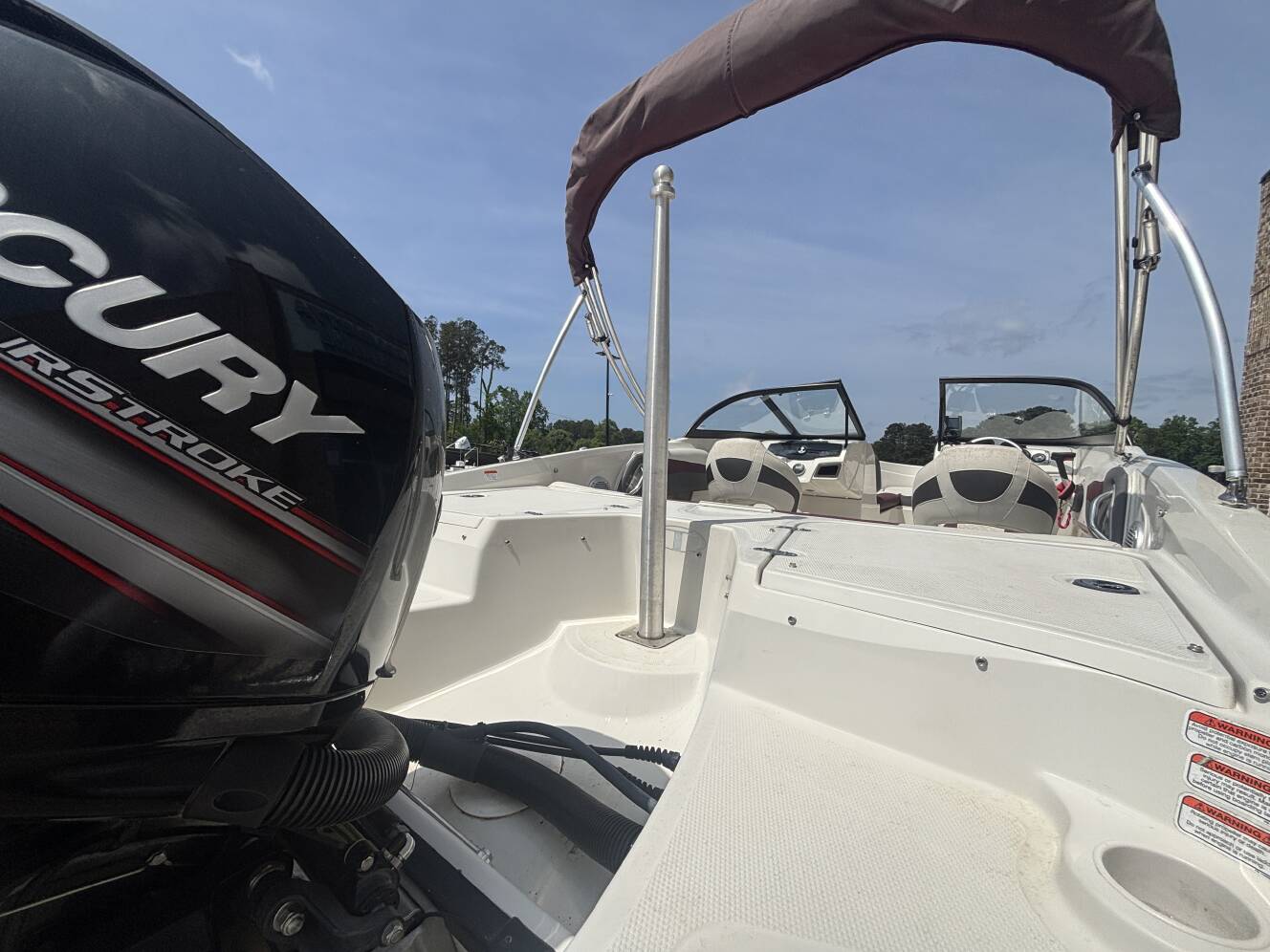 A photo of this 2016 Tahoe 550TS w/2016 Mercury 150XL - 150HP - 4 - Stroke Engine 