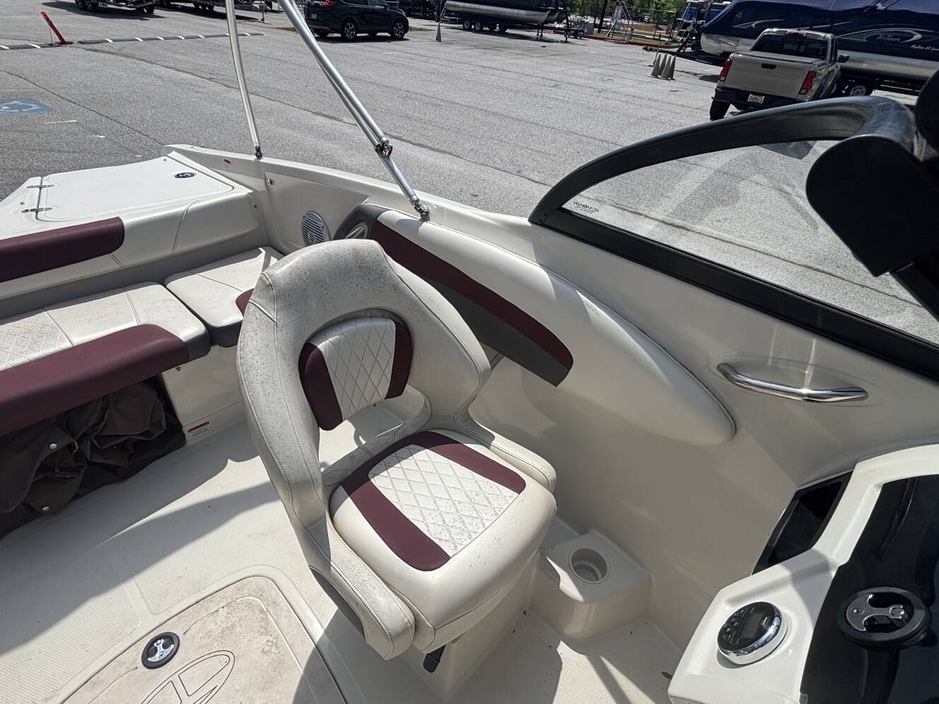 A photo of this 2016 Tahoe 550TS w/2016 Mercury 150XL - 150HP - 4 - Stroke Engine 