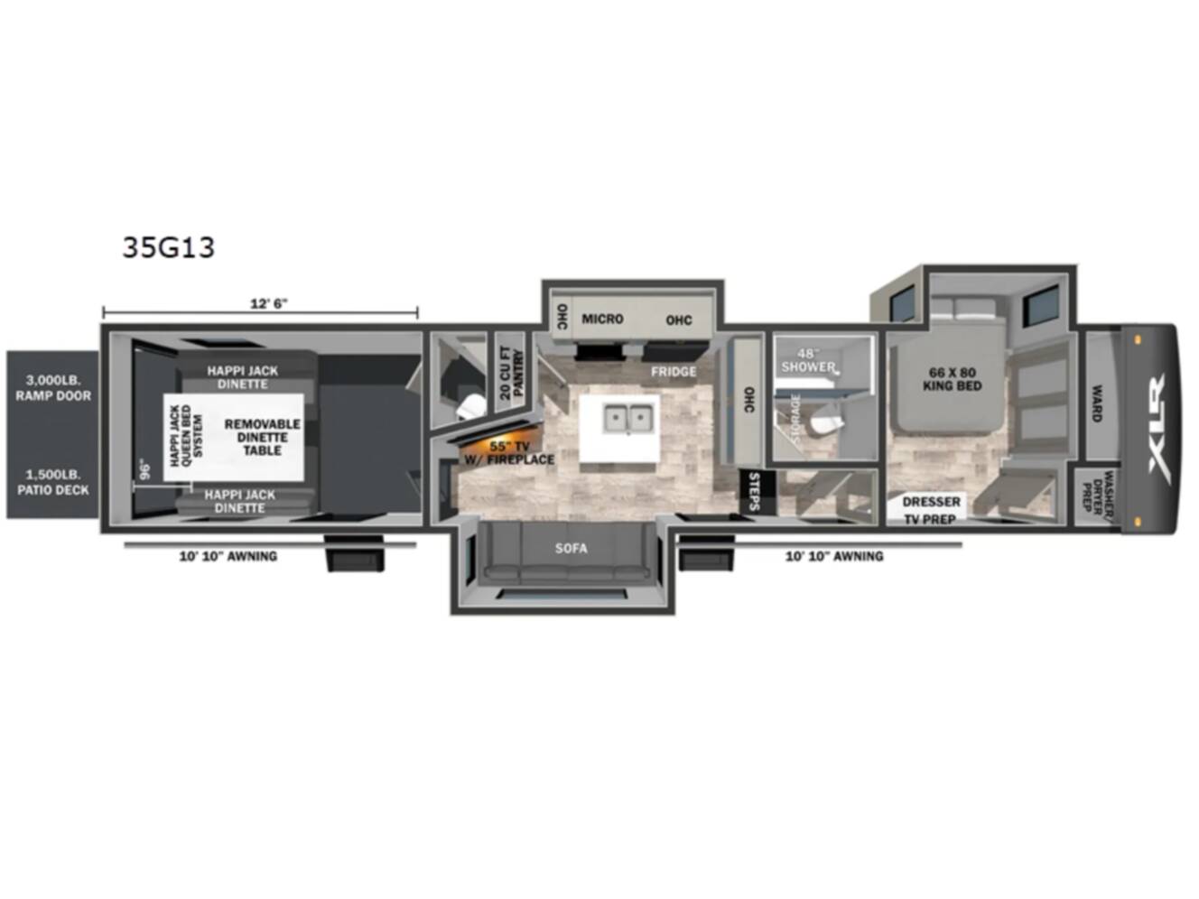 A photo of this 2026 Forest River Rv XLR Nitro 35G13