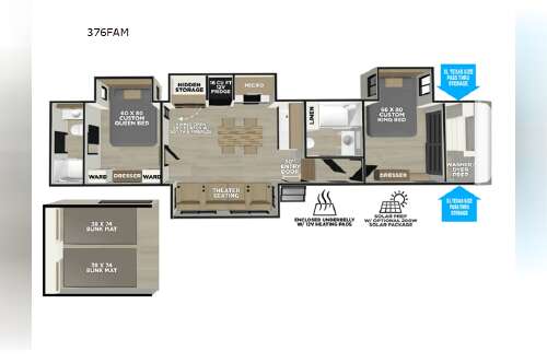 2026 Forest River Rv Wildwood Heritage Glen 376FAM in moyock NC
