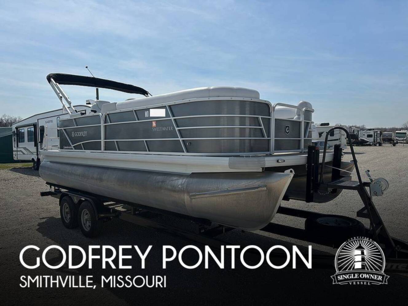 A photo of this 2023 Godfrey Pontoon Sweetwater 2186C