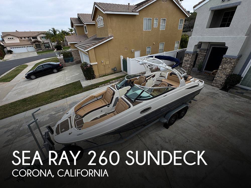 2013 Sea Ray 260 Sundeck Deck Boat boat