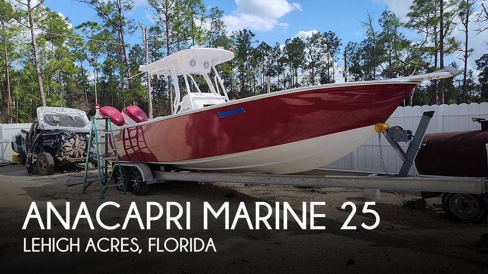 1987 Anacapri Marine 25 Center Console Boat boat