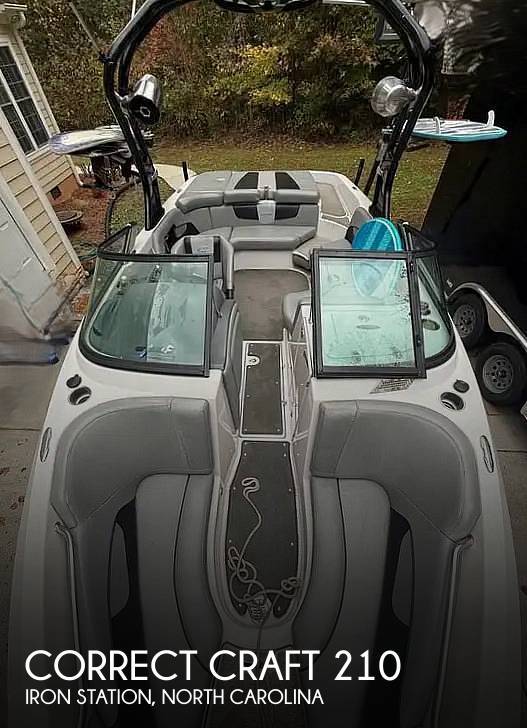 2009 Correct Craft 210 Super Air Nautique in iron station NC