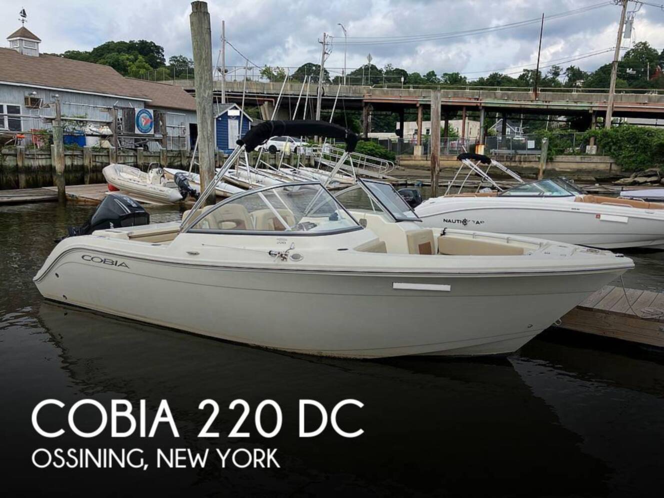 A photo of this 2024 Cobia 220 DC