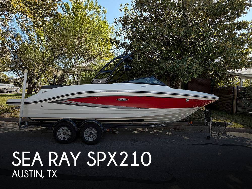 2015 Sea Ray SPX210 230 OUTBOARD in austin TX