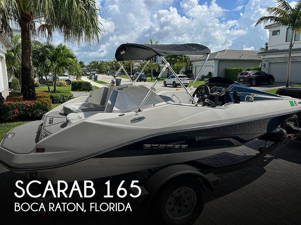 2016 Scarab 165 HO Impulse Supercharged in boca raton FL