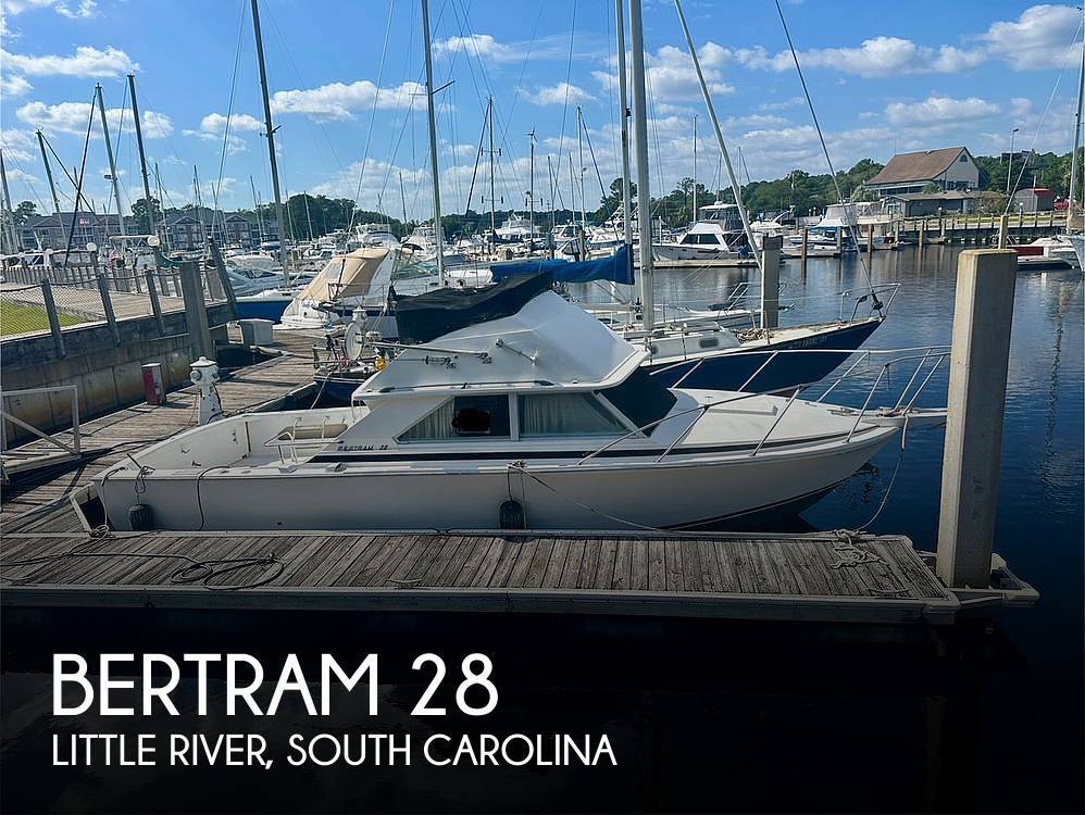 1975 Bertram 28 Flybridge Sportfisherman in little river SC