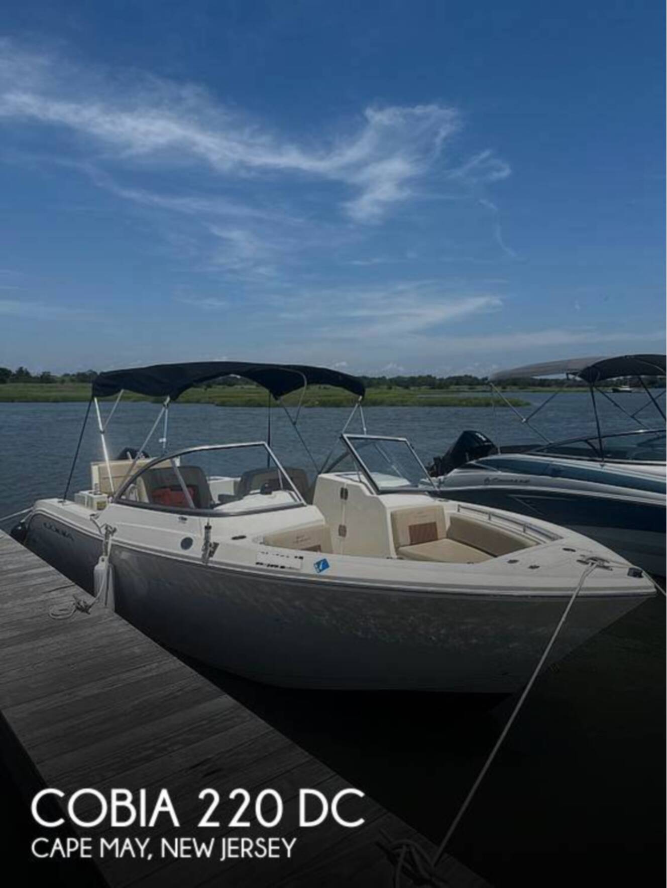 A photo of this 2024 Cobia 220 DC