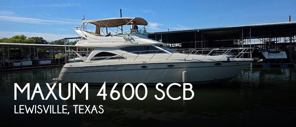 1998 Maxum 4600 SCB Yacht boat