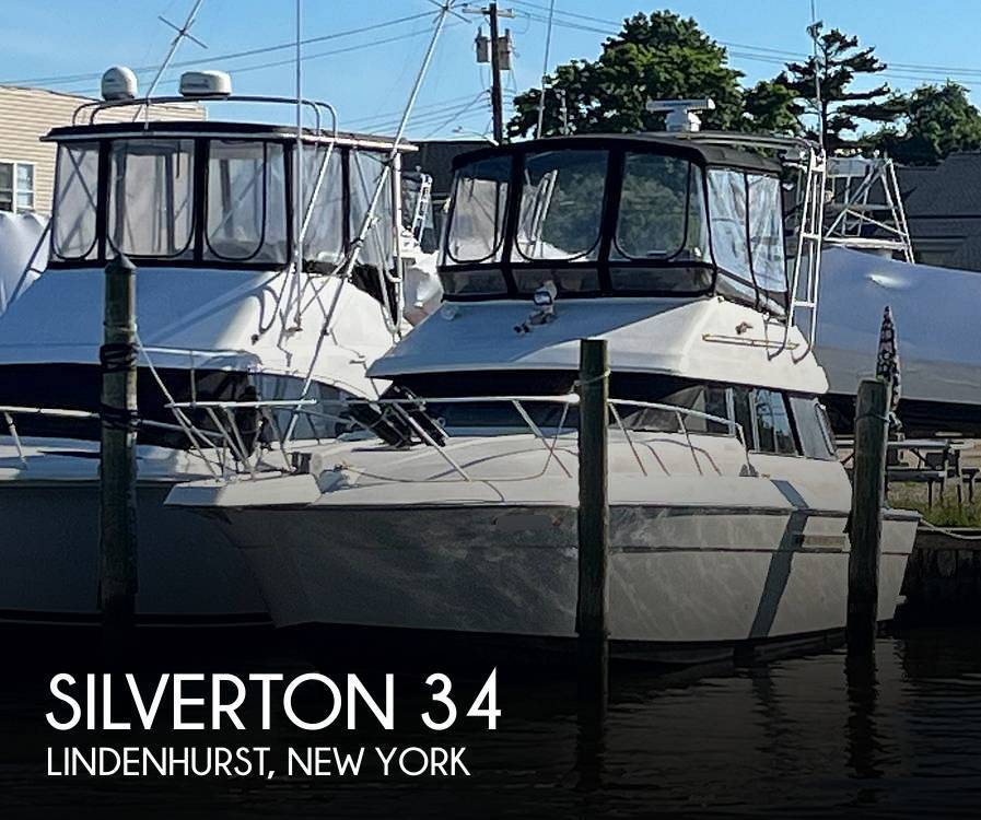 1990 Silverton 34 Convertible in lindenhurst NY