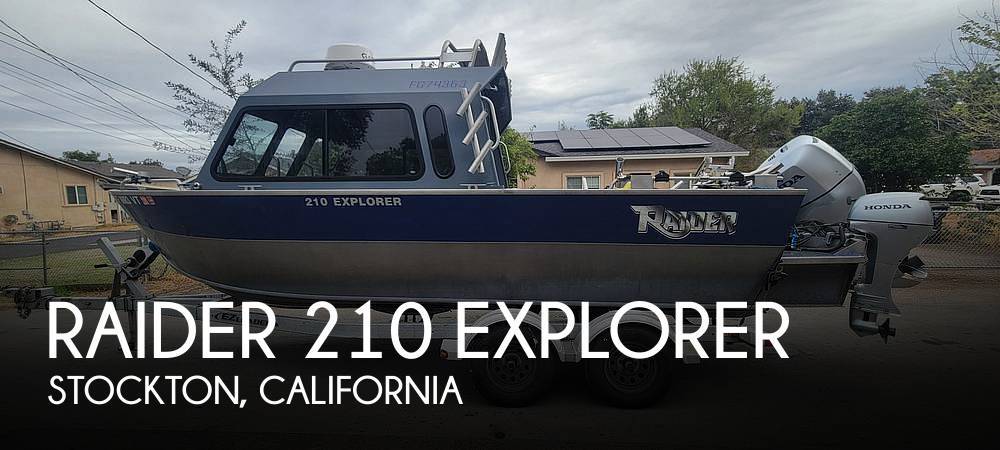 2021 Raider 210 Explorer in stockton CA