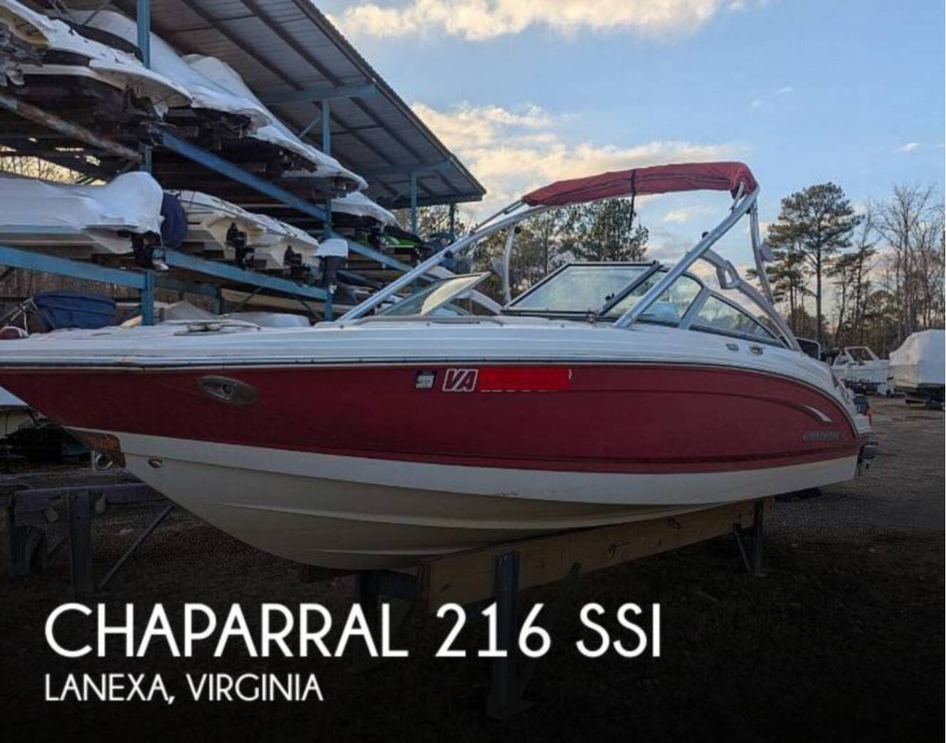 A photo of this 2010 Chaparral 216 SSi