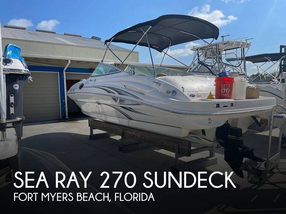2002 Sea Ray 270 Sundeck in fort myers beach FL