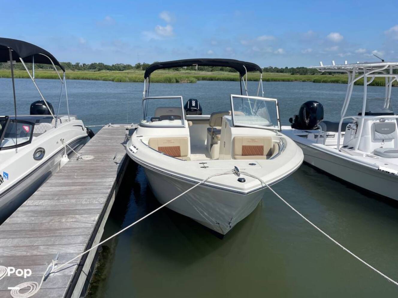 A photo of this 2024 Cobia 220 DC