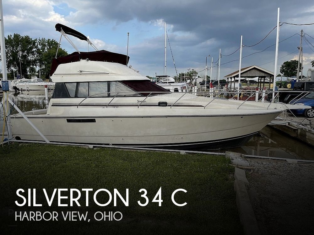 1991 Silverton 34 C in harbor view OH