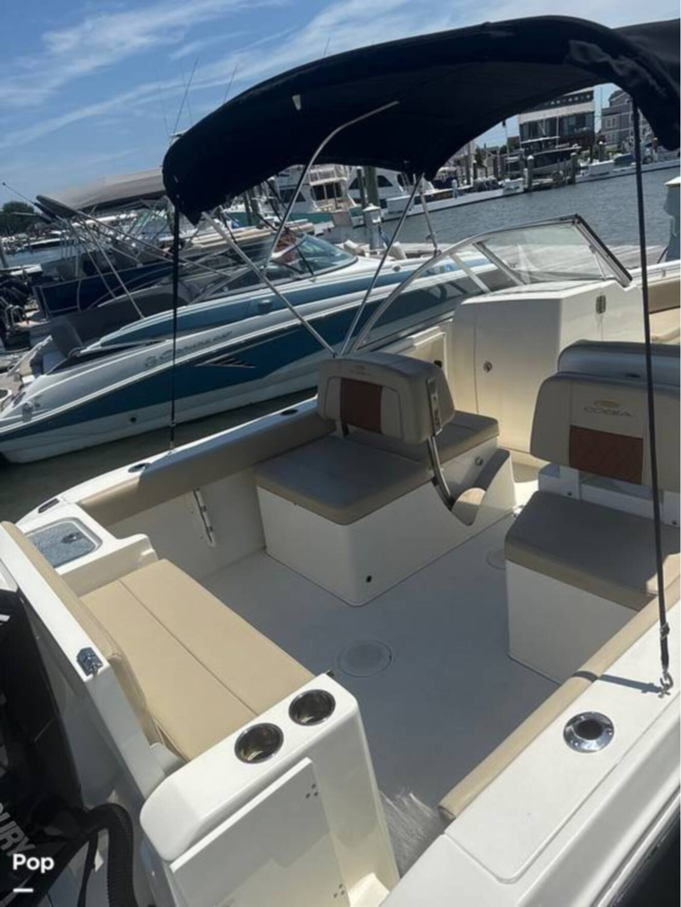 A photo of this 2024 Cobia 220 DC