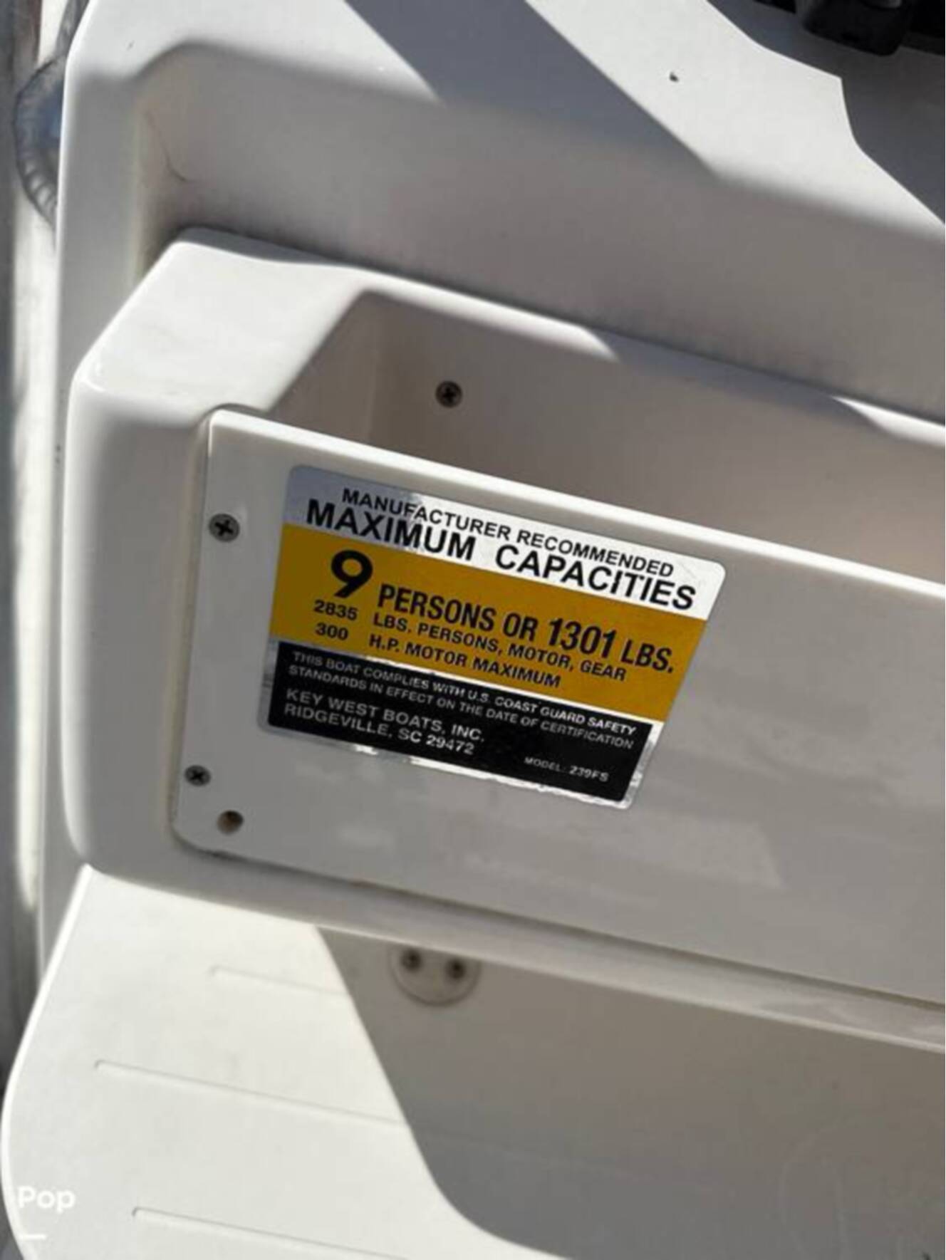 A photo of this 2024 Key West 239FS