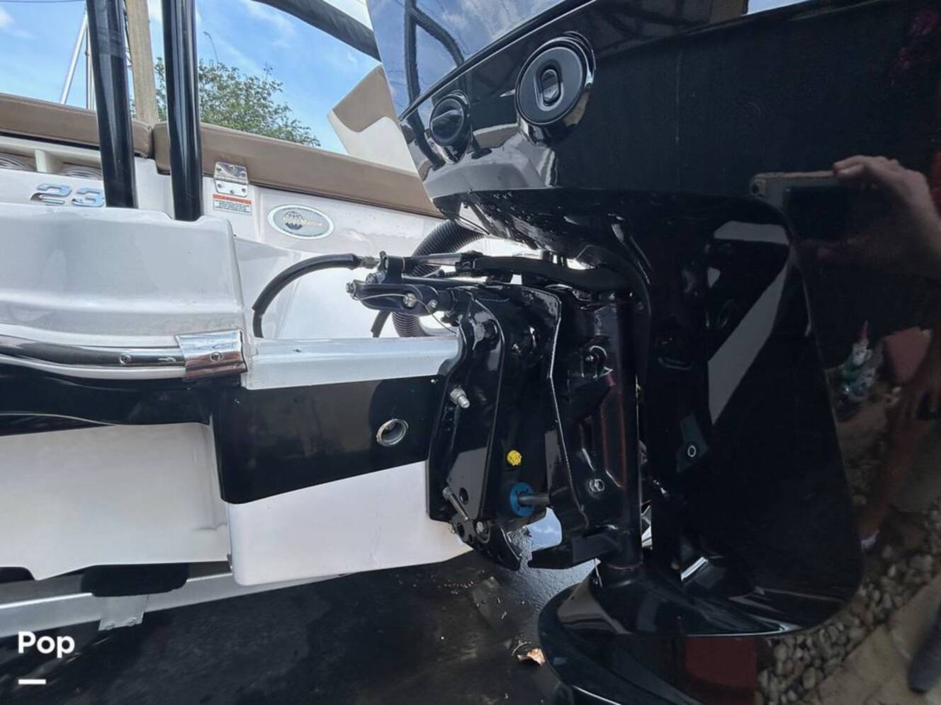 A photo of this 2022 Chaparral 23 SSi OB