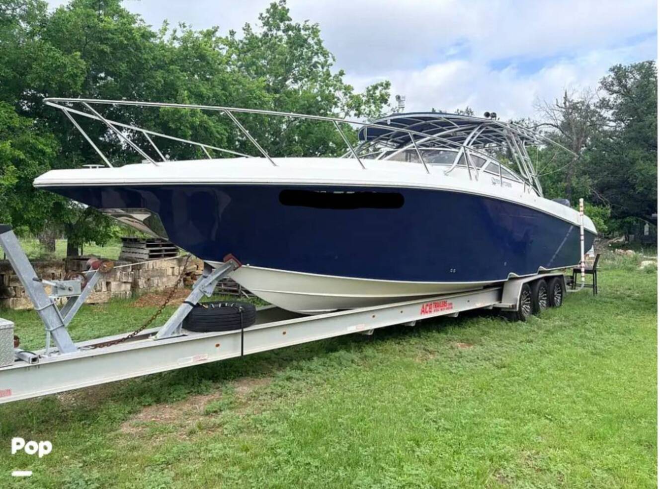 A photo of this 2009 Fountain LX 38