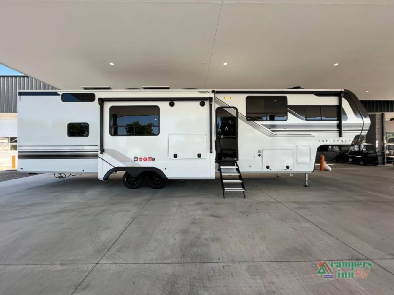 A photo of this 2026 Grand Design Influence 3804DS