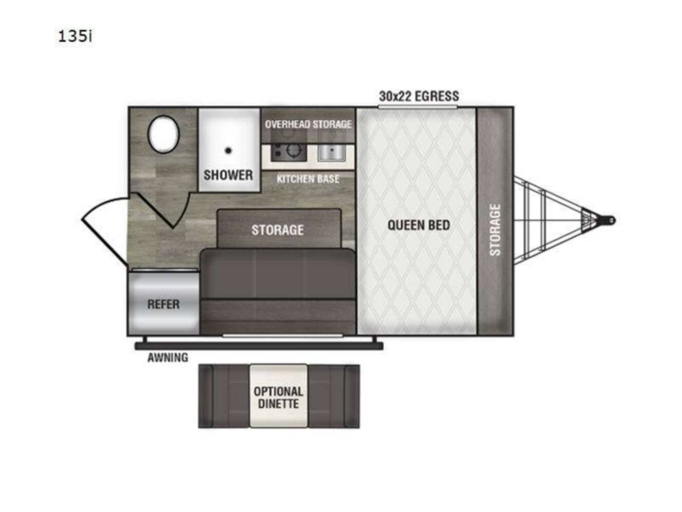 A photo of this 2024 Riverside Rv Intrepid 135i