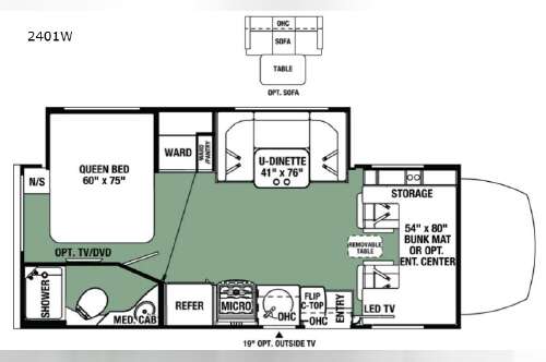 2018 Forest River Rv Forester MBS 2401W in southington CT