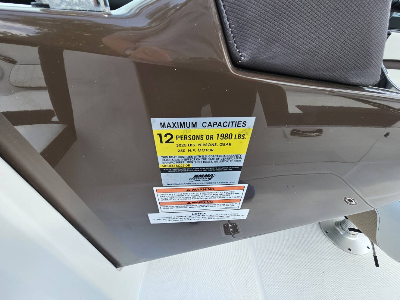 A photo of this 2020 Monterey M-225